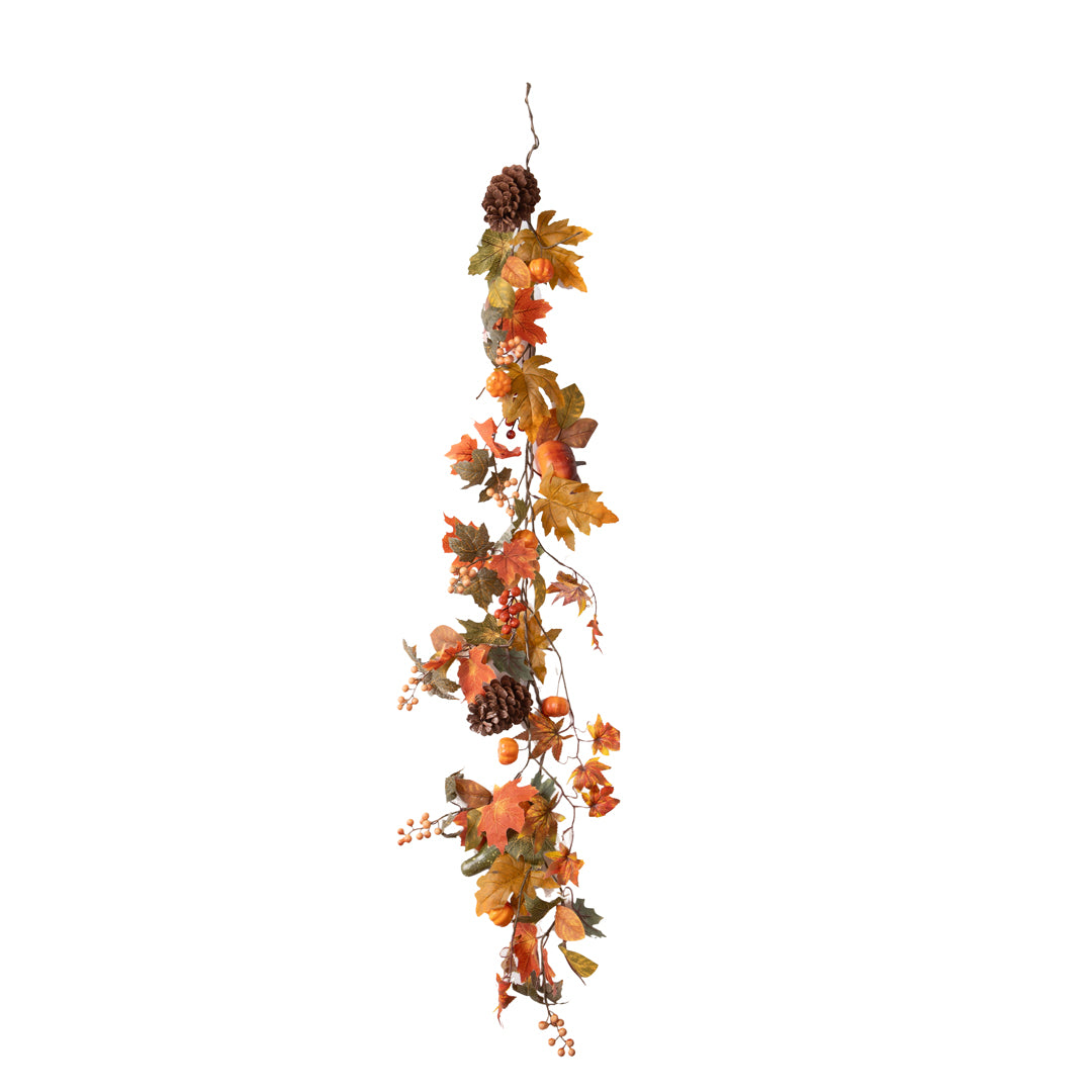 Ghirlanda con Zucche E Bacche • 7 cm