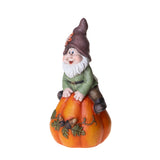 Elfo su zucca • H 30,3 cm