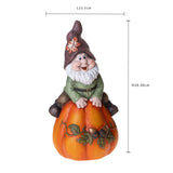 Elfo su zucca • H 30,3 cm