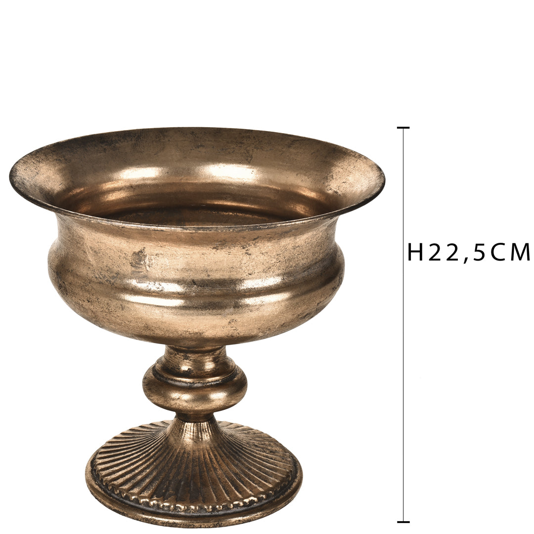 Coppa metallo • H 22,5 cm