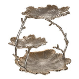 Alzata Foglie 29Xh.38 cm con 3 Piani  • 38 cm