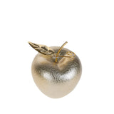 2 Pezzi •  Mela Oro con Foglia  • 11,5 cm