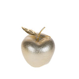 2 Pezzi •  Mela Oro con Foglia  • 11,5 cm