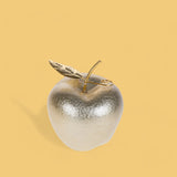 2 Pezzi •  Mela Oro con Foglia  • 11,5 cm