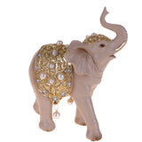 Elefante con gioielli perle • H 22,5 cm