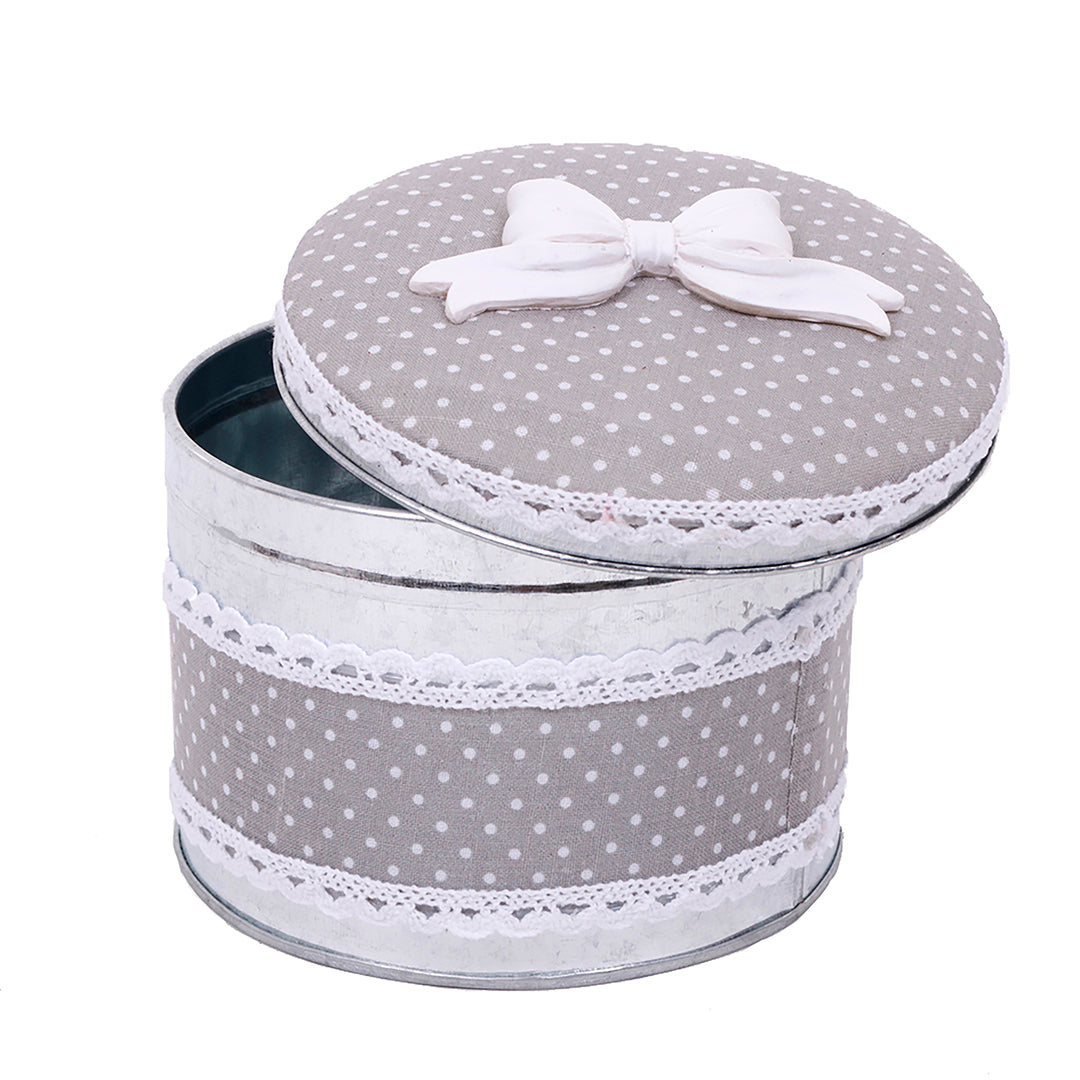 Barattolo con fiocco • 11 cm