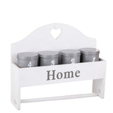 Portarotolo con vasetti • 30 cm