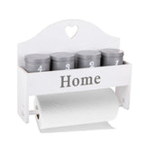 Portarotolo con vasetti • 30 cm