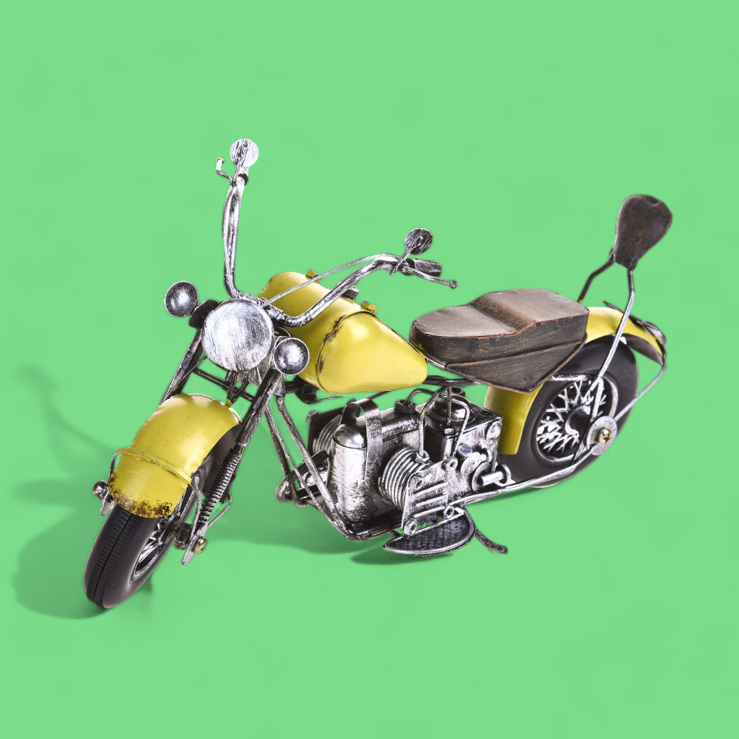 Moto harley metallo • 27 cm