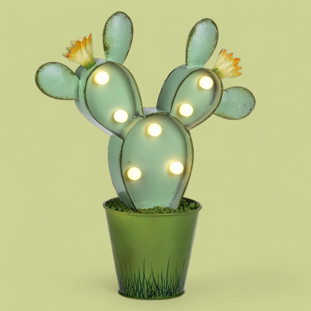 Cactus con luci • 29 cm