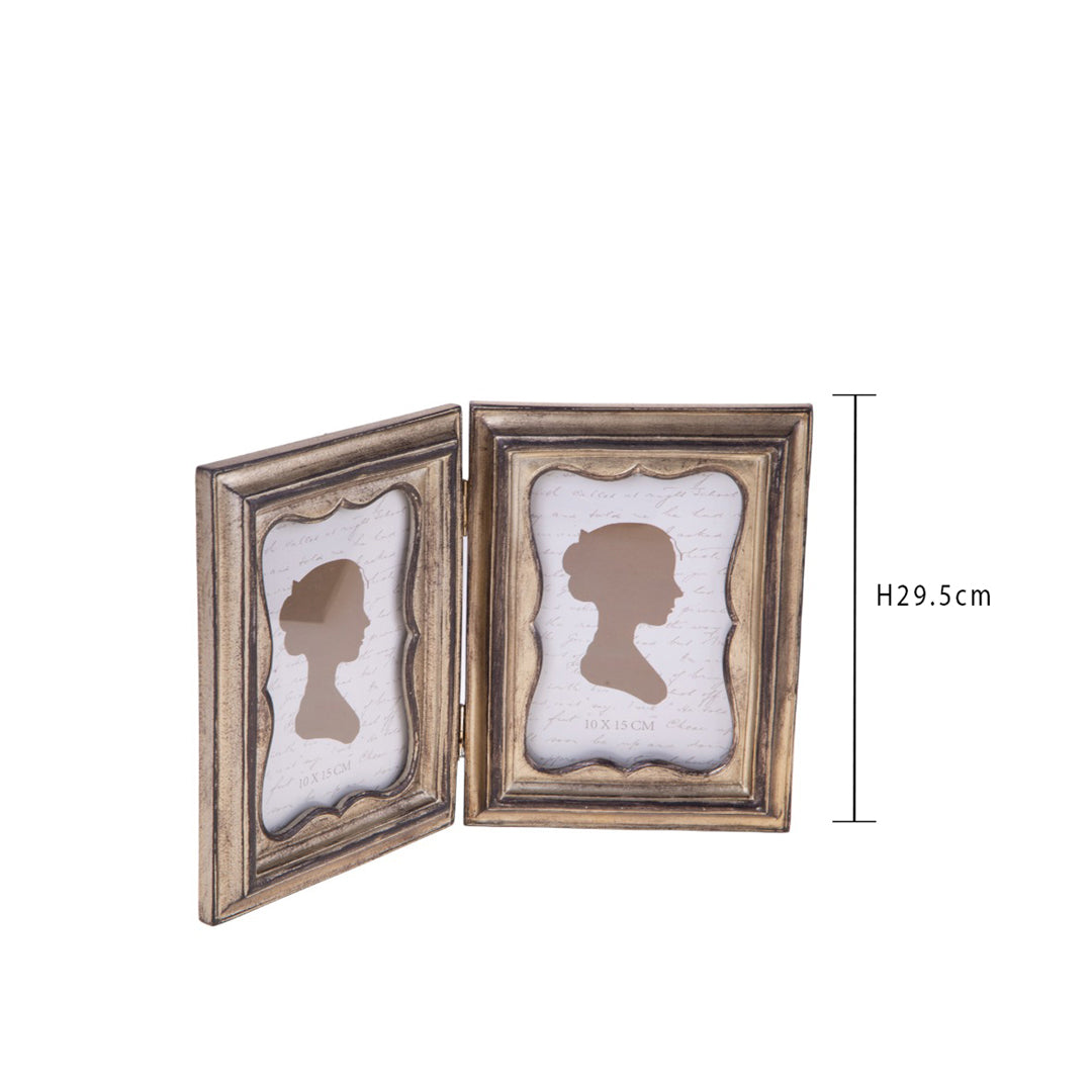 Porta foto libro 2 foto • H 29,5 cm