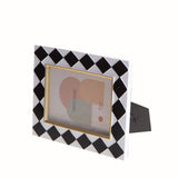 3 Pezzi • Porta foto con rombi • 23,5 cm