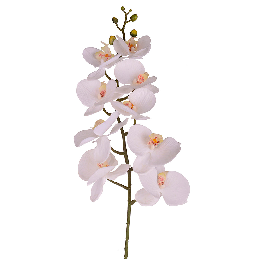 2 Pezzi • Orchidea artificiale con 9 fiori • 110 cm