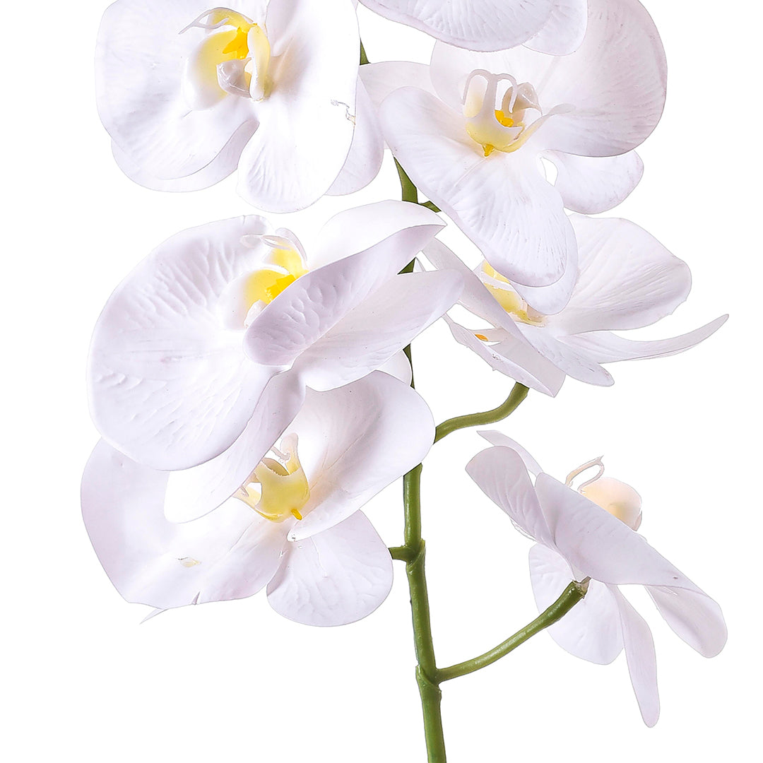 2 Pezzi • Fiore di Orchidea artificiale con 7 fiori • 95 cm