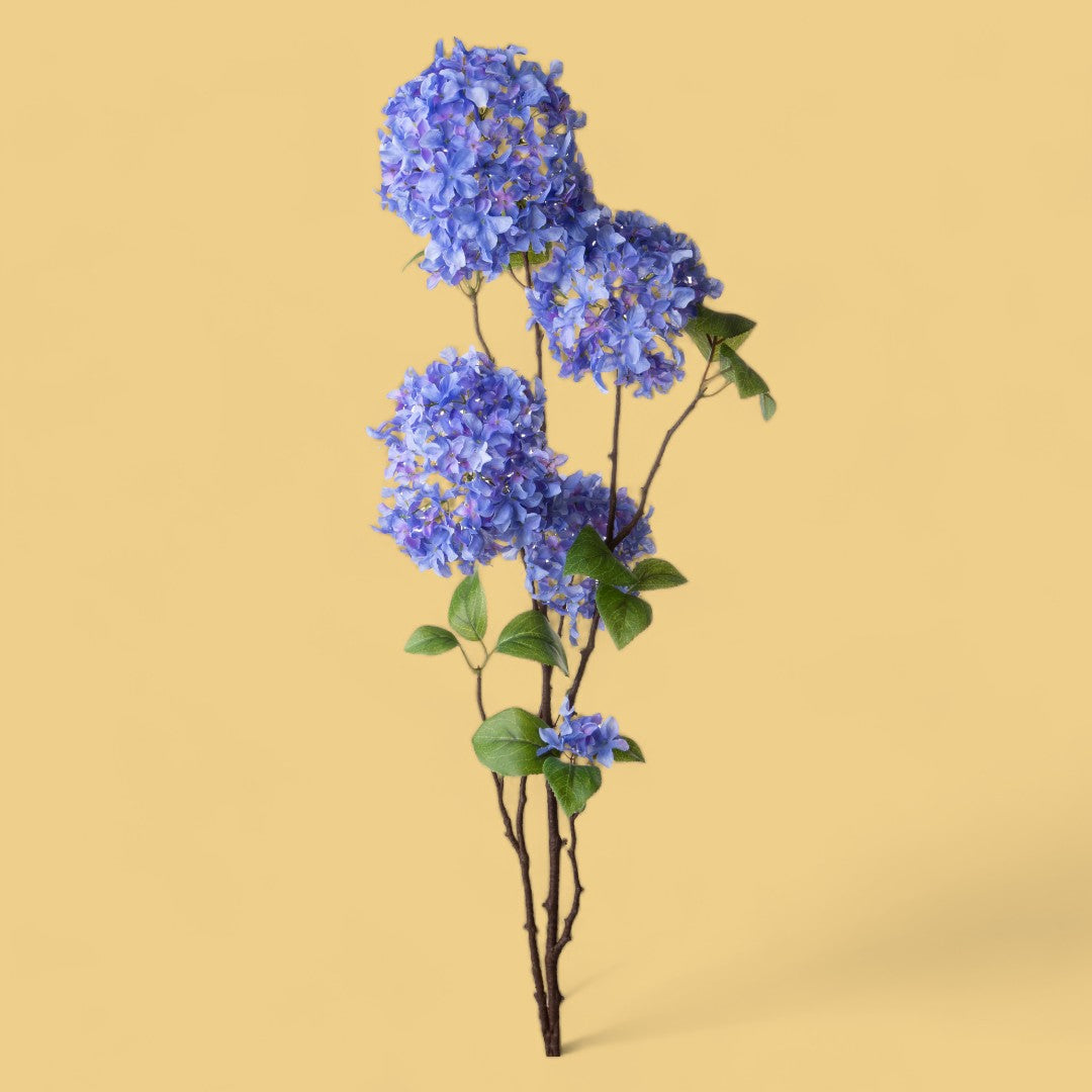 Ortensia artificiale con 6 fiori • 110 cm
