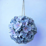 Ortensia artificiale a sfera Blu • 18 cm
