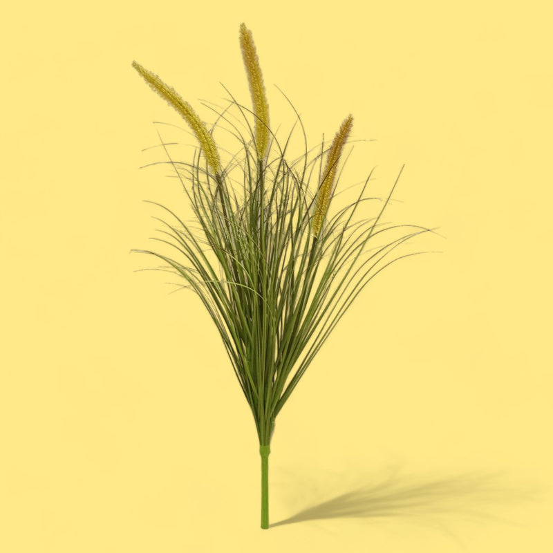 Pennisetum con fiori artificiale •  70 cm