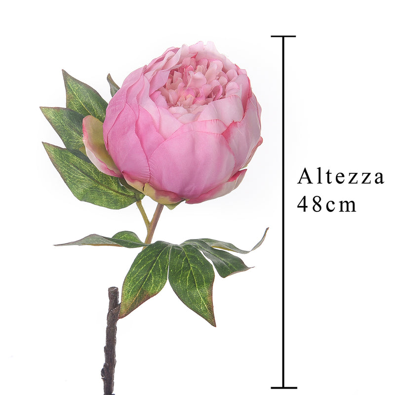 6 Pezzi • Fiore di Peonia artificiale • 50 cm