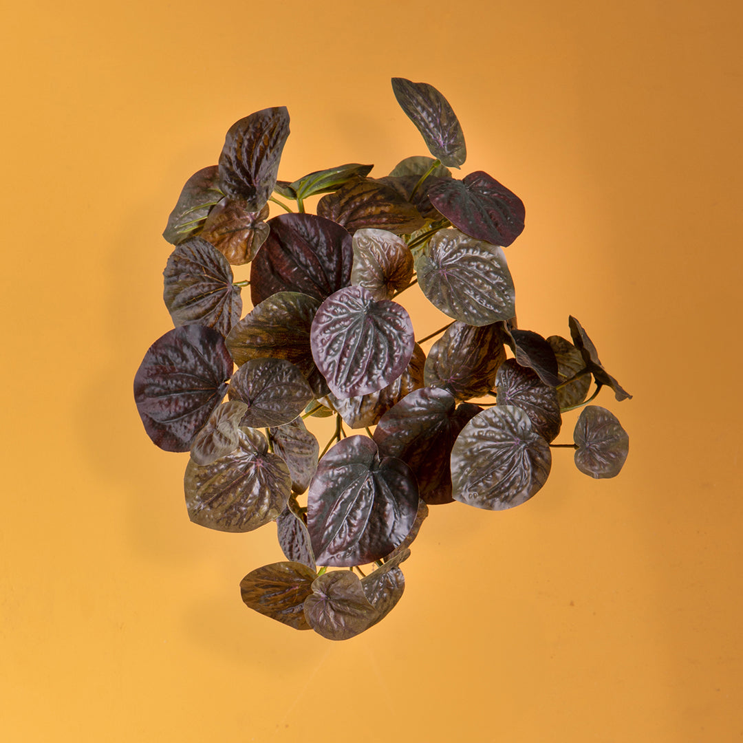 3 Pezzi • Peperomia per 8 diramazioni 43 foglie artificiale •  28 cm