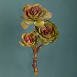 Ramo succulent singolo artificiale •  25,5 cm