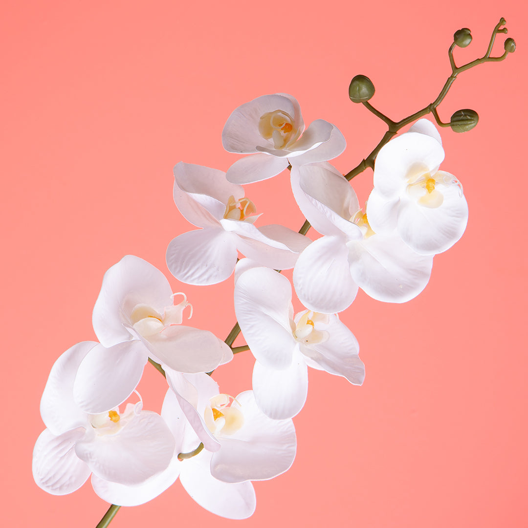 3 Pezzi • Orchidea artificiale con 8 fiori • 103 cm