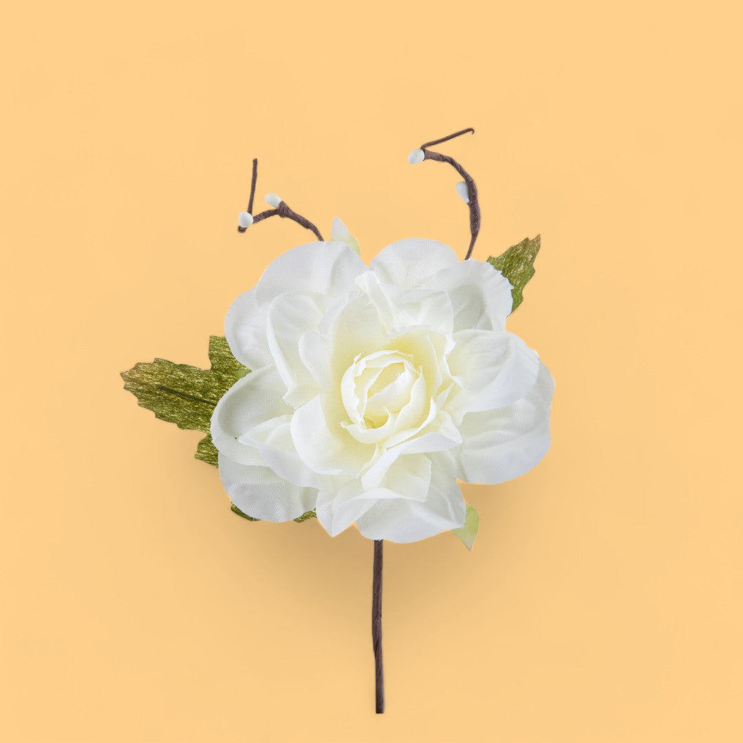 12 Pezzi • Pick fiore artificiale • 10 cm