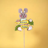 12 Pezzi • Pick buona pasqua • 35,5 cm