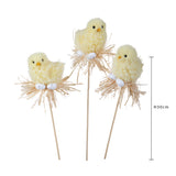 3 Pezzi • Set 3 pick pulcini • 30 cm