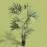 Verde artificiale Kenzia artificiale con 224 foglie • 23,5 cm