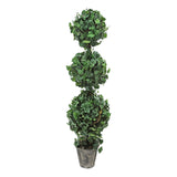 Verde artificiale Edera forma sfera • 120 cm