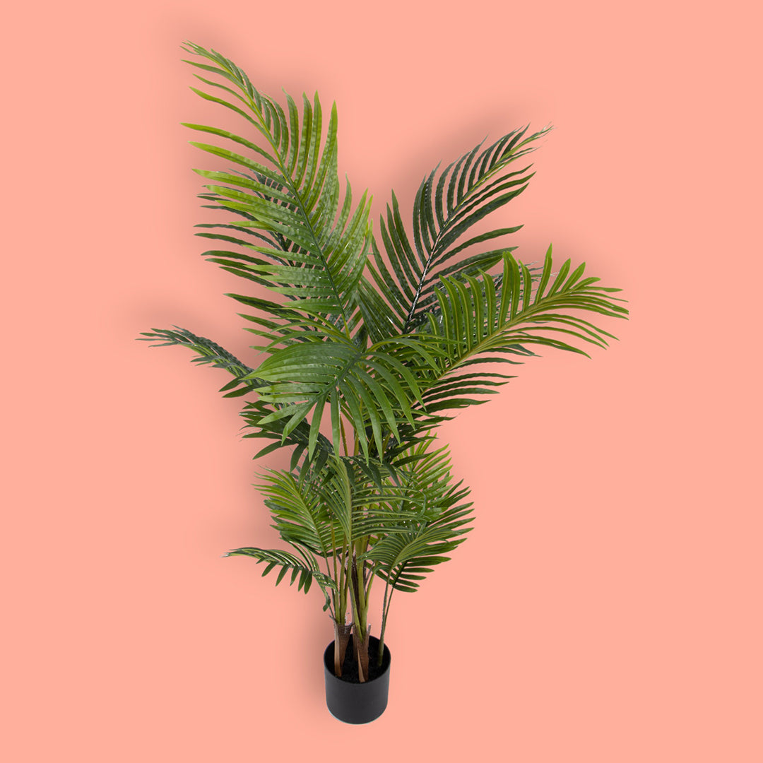 Verde artificiale Pianta areca real touch vaso • 145 cm