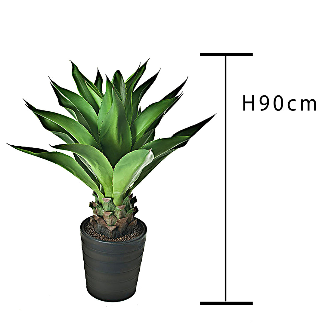 Aloe artificiale con vaso • 90 cm