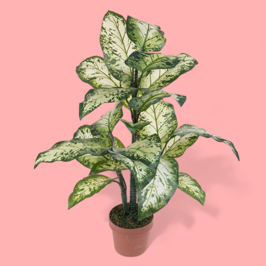 Aglaonema artificiale vaso 22 foglie • 100 cm