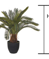 Verde artificiale Cycas con vaso • 72 cm