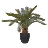 Verde artificiale Cycas con vaso • 72 cm