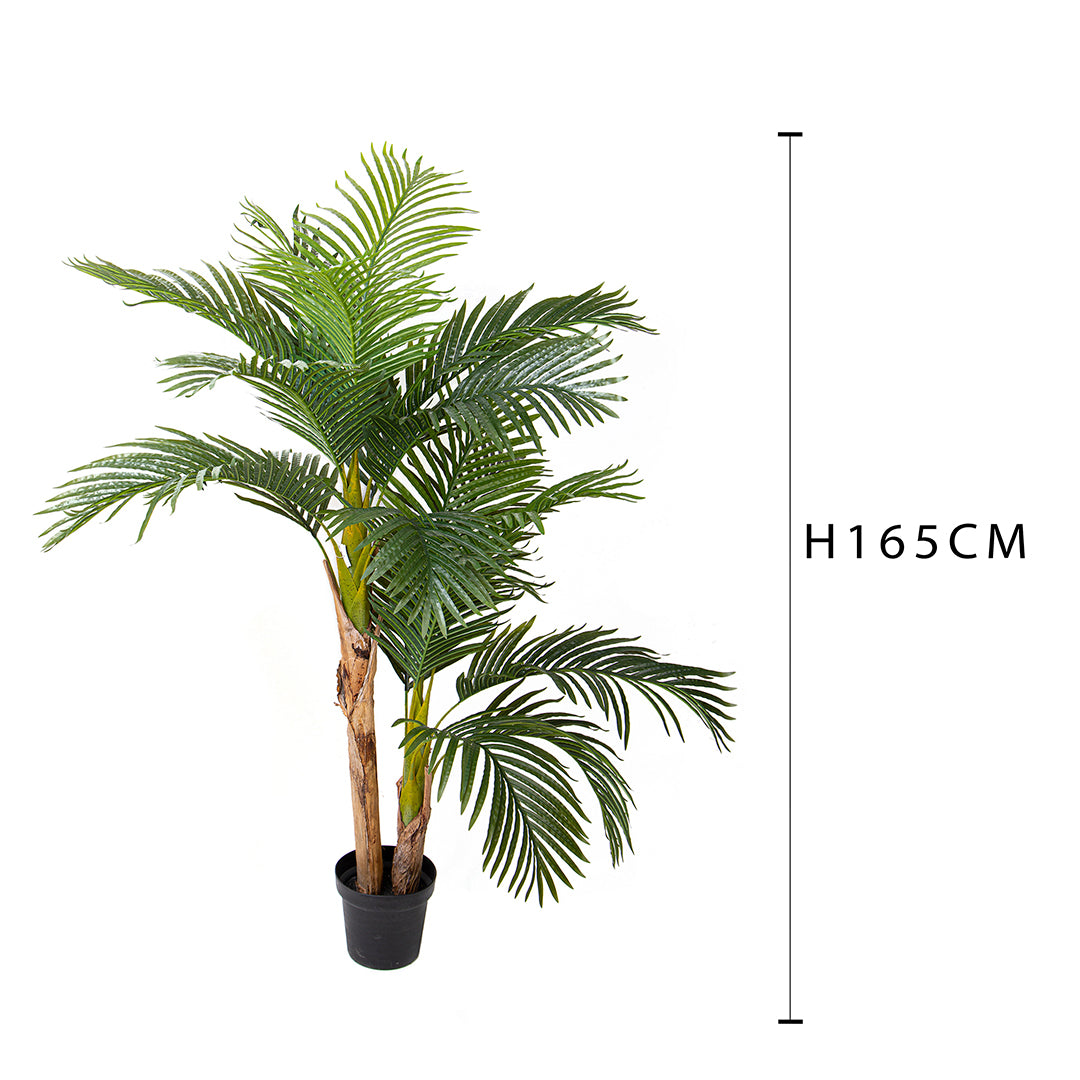 Verde artificiale Areca con vaso • 165 cm