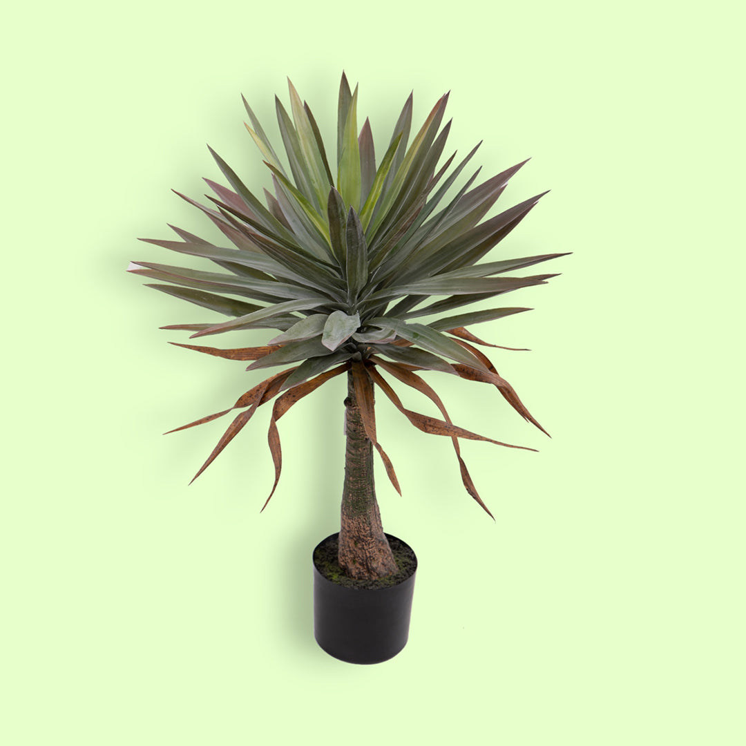 Pianta di Yucca artificiale gloriosa con vaso • 88 cm