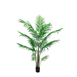 Verde artificiale Areca palm con vaso • 185 cm