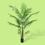 Verde artificiale Areca palm con vaso • 185 cm