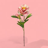 3 Pezzi • Peonia artificiale con 3 fiori • 71 cm
