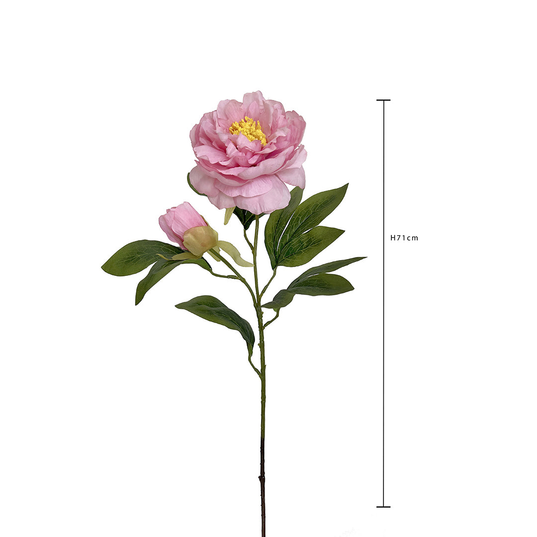 3 Pezzi • Peonia artificiale • 71 cm