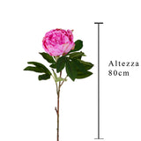 3 Pezzi • Fiore Peonia artificiale • 80 cm