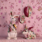 Animale decorativo Coniglio Seduto con Fiocco • 24 cm