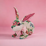 Animale decorativo Coniglio Seduto con Fiocco • 24 cm