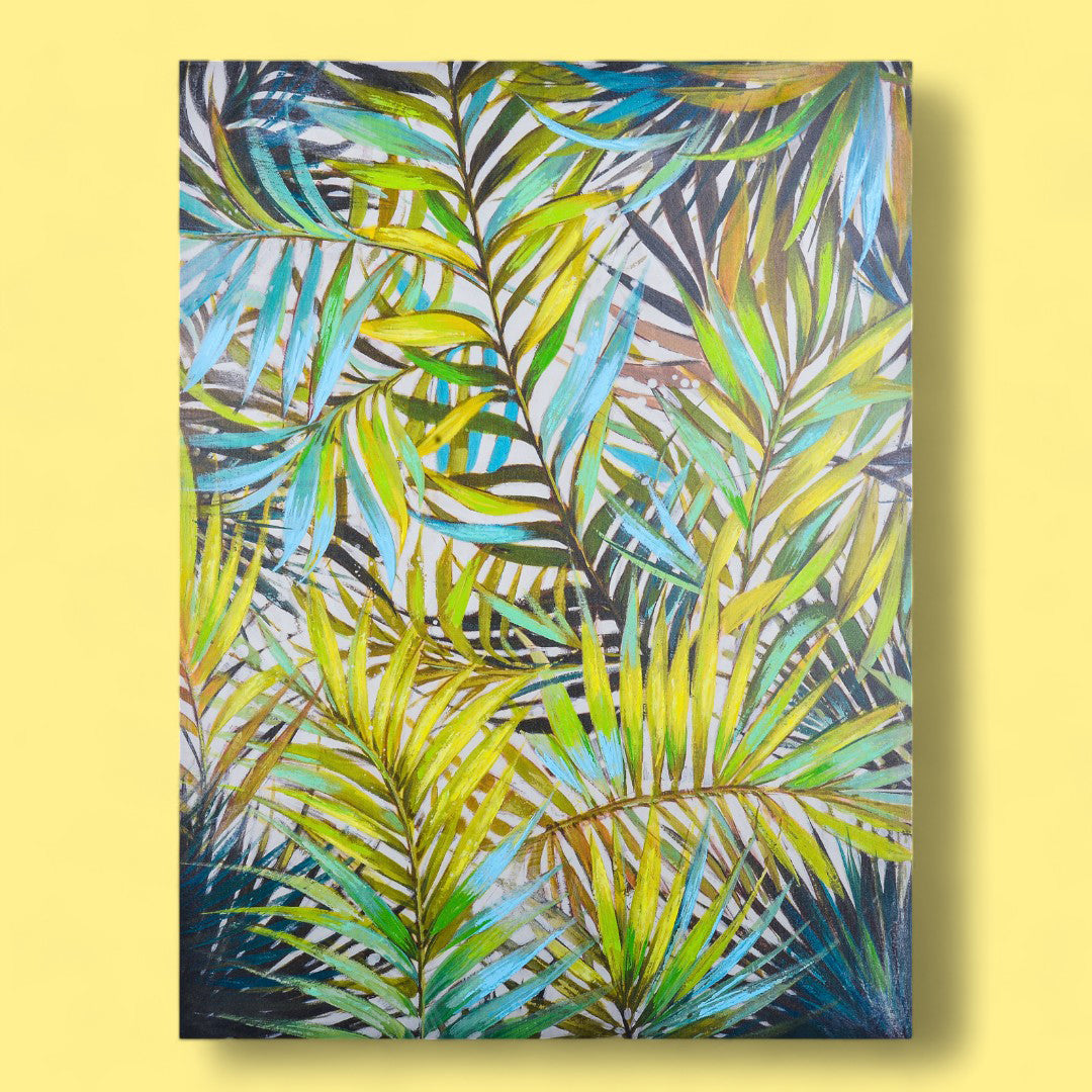 Quadro con foglie di felce • 120 cm
