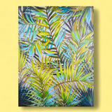 Quadro con foglie di felce • 120 cm