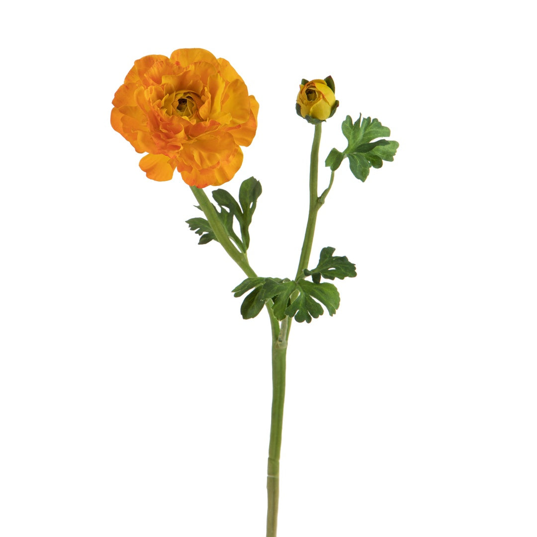 2 Pezzi • Fiore di Ranuncolo per 2 fiori artificiale • 50 cm