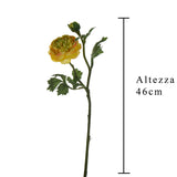 Ranuncolo per 2 fiori • 46 cm