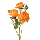 8 Pezzi • Ranuncolo per 3 fiori artificiale • 52 cm