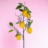 2 Pezzi • Ramo con Limoni artificiale • 9,5 cm